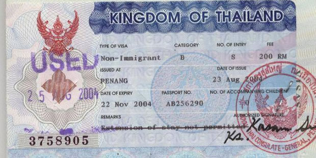 Thailand Tourist Visa Requirements